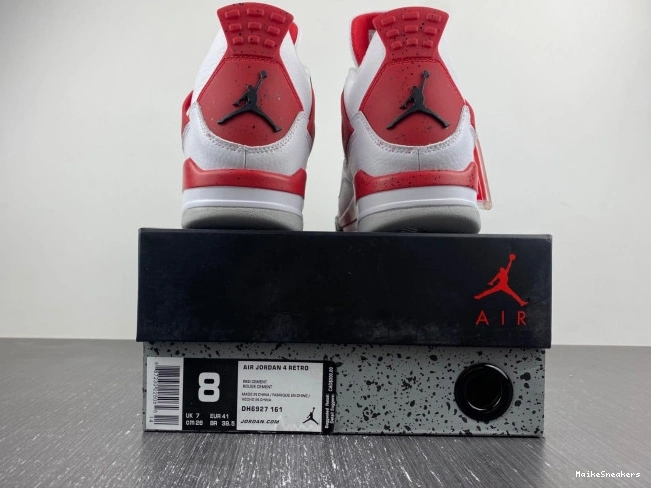 MaikeSneakers DH6927-161 Air Jordan Cement Red 4 0710